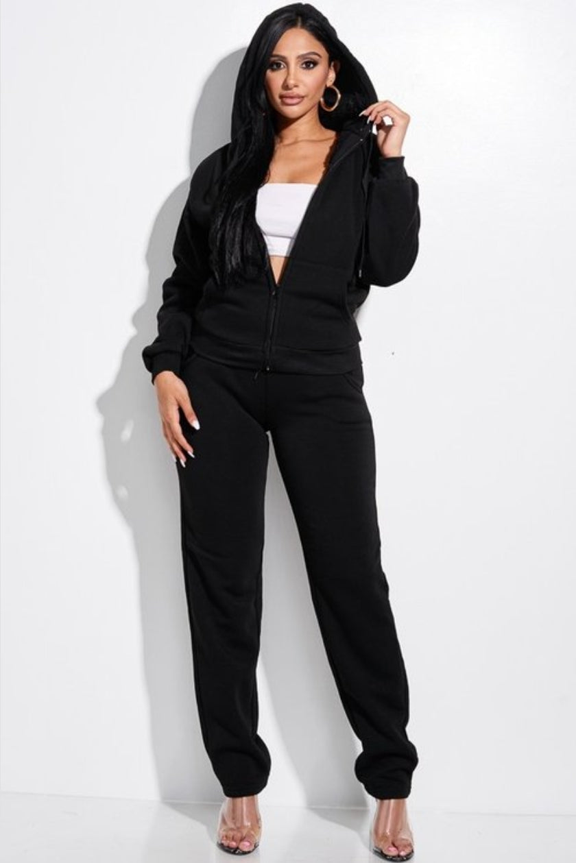 Cozy Black Set