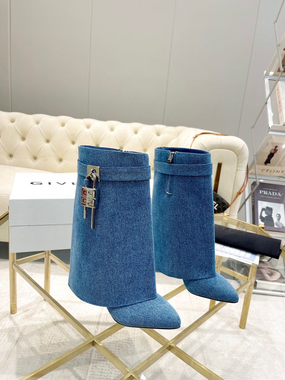 Pants boots